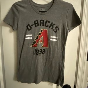Gray D-Back baseball shirt
